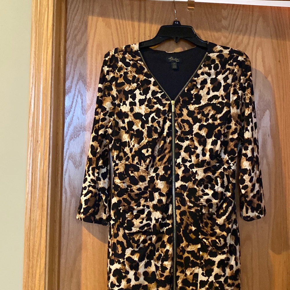 Animal print dress